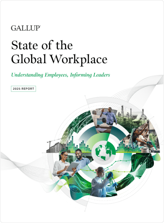 Gallup--State of the Global Workplace: Understanding Employees, Informing Leaders 2025 Report cover