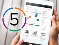 CliftonStrengths summary page on a tablet.
