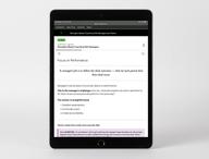 Digital kit displayed on device, featuring the Focus on Performance page.