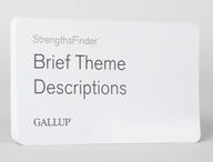Front of a card, with text reading Brief Theme Descriptions