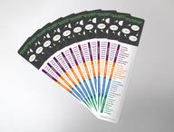 Ten CliftonStrengths bookmarks.