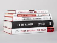 Contents of the Leadership Power Pack, five books, stacked.