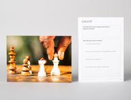 Front and back of a CliftonStrengths Insight Photo Card.