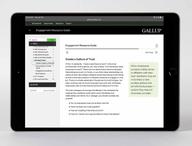 Digital guide displayed on device, featuring the Create a Culture of Trust page.