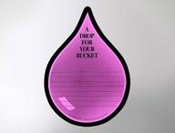 Purple drop from the cool color palette.