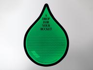 Green drop from the cool color palette.