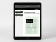 Digital Engagement Resource Guide – International Edition displayed on device, featuring the Q07. At work, my opinions seem to count page.